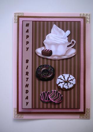 Coffee & Biscuits Decoupage Topper by Selina Dittmann