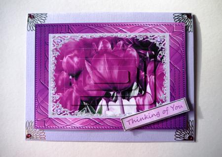 Purple Tulips Rounded Rectangular Pyramid by Selina Dittmann