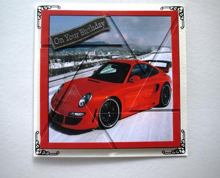 Red Porche Camera Eye Stacker by Selina Dittmann