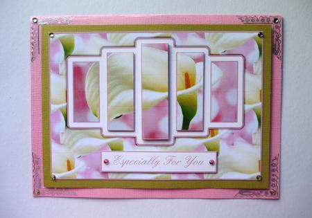 Beautiful Calla Lily Panel Card Kit by Selina Dittmann