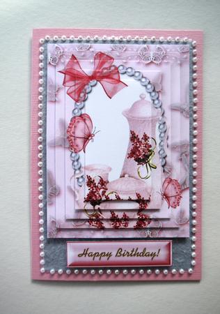 Pretty Pink Teaset in Pyramids by Selina Dittmann