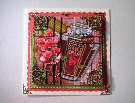 Sweet Pea Best Wishes Perfume 5in Corner Stacker by Selina Dittmann