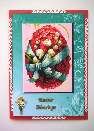 Floral Egg with Lily of the Valley by Selina Dittmann