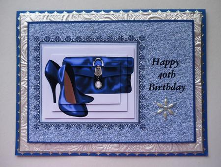 Blue Shoes & Bag - 40th Birthday by Selina Dittmann