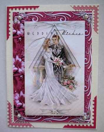 Wedding Wishes Couple Easy Diamond Tunnel Sheet by Selina Dittmann