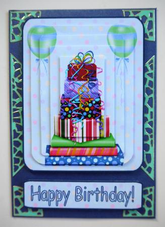 Blue Pressies & Balloons by Selina Dittmann