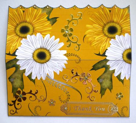 Gerberas Scallop Edge Money Wallet by Selina Dittmann