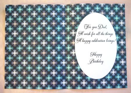 Dad Birthday Insert by Selina Dittmann