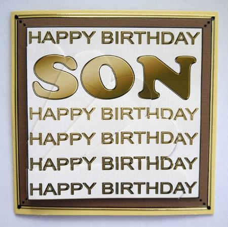 Birthday Son Fan Pyramage Topper by Selina Dittmann
