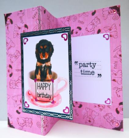 Pup in a Cup Card by Selina Dittmann