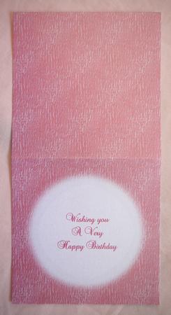 Pink Angel Teddy Insert/card Base 7 Mix N Match by Selina Dittmann