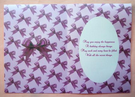 Lilac Bow Insert by Selina Dittmann
