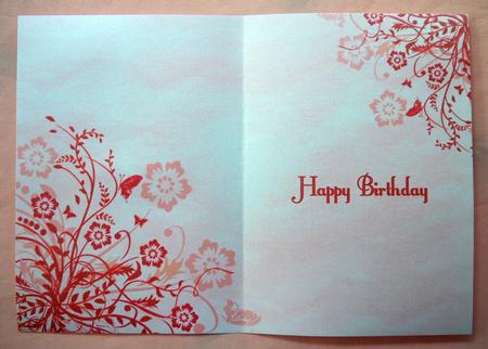 Red Butterflies and Swirls Insert by Selina Dittmann
