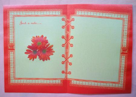 Orange Flower Insert by Selina Dittmann