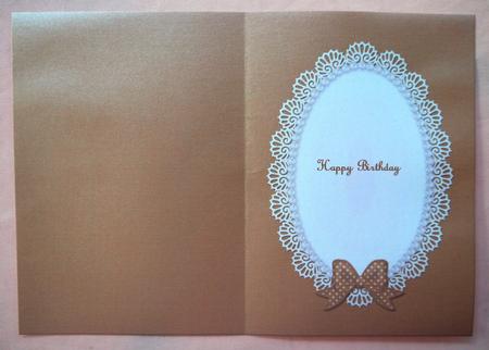A5 Pearls and Lace Card Front or Insert by Selina Dittmann