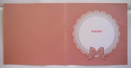 Square Pearls and Lace Card Front or Insert by Selina Dittmann