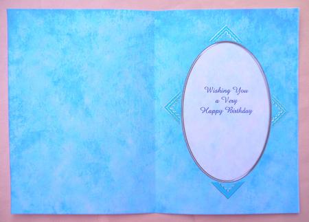 Men's Grunge Clouds A5 Card Front or Insert by Selina Dittmann