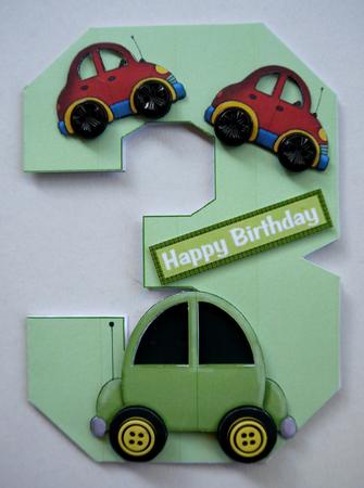 Boy 3 Shaped Card by Selina Dittmann