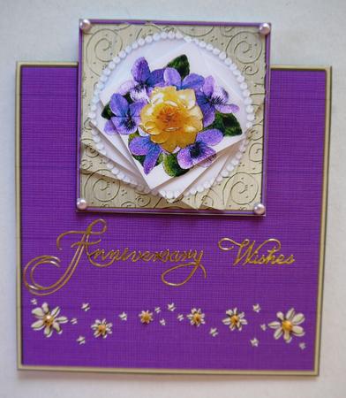 Flowers and Pearls Easy Over the Edge Card N Spiral Pyramid by Selina Dittmann