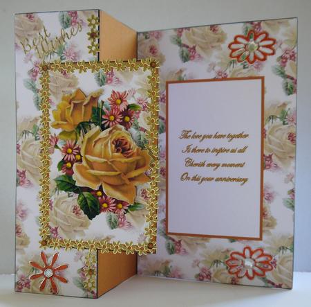 Anniversary Foldback Card by Selina Dittmann