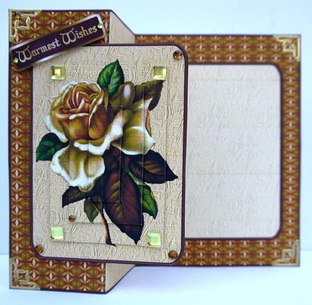 Autumn Rose - No Hole Fold Back by Selina Dittmann