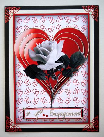 Romantic White Rose Pyramid 2 by Selina Dittmann
