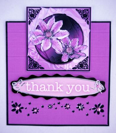 Clematis Easy Over the Edge Card N Spiral Pyramid by Selina Dittmann