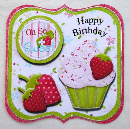 Oh So Sweet Cupcake Birthday Card by Selina Dittmann