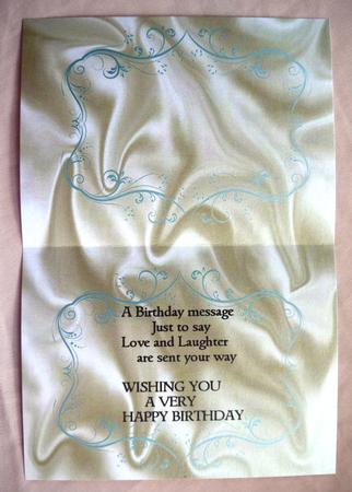 Pretty Birthday Verse A5 Insert Portrait by Selina Dittmann