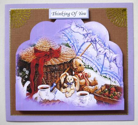 Teddy Bears Picnic Scalloped Bottom Stacker by Selina Dittmann