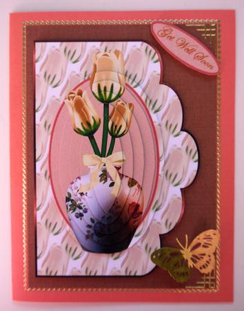 A Vase of Tulips Pyramage by Selina Dittmann