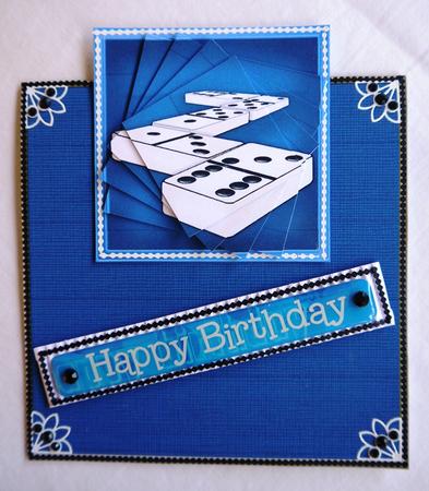 Dominoes Easy Over the Edge Card N Spiral Pyramid by Selina Dittmann