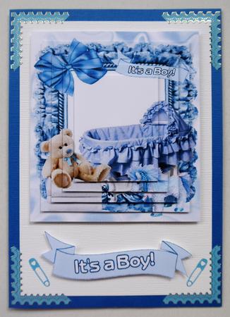 Blue for a Sweet Baby Boy, Pyramids by Selina Dittmann