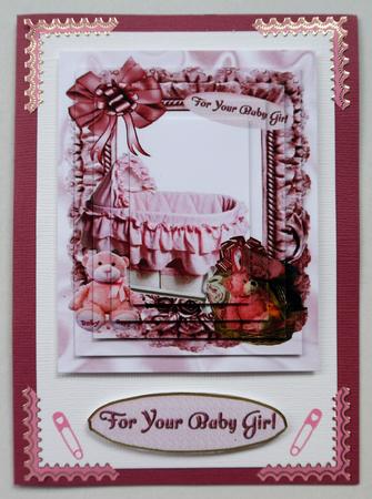Pink for a Sweet Baby Girl Pyramid by Selina Dittmann