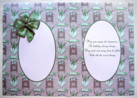 Mint Butterflies Insert by Selina Dittmann
