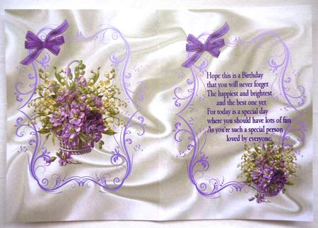 Pretty Basket of Flowers A5 Insert with Verse by Selina Dittmann