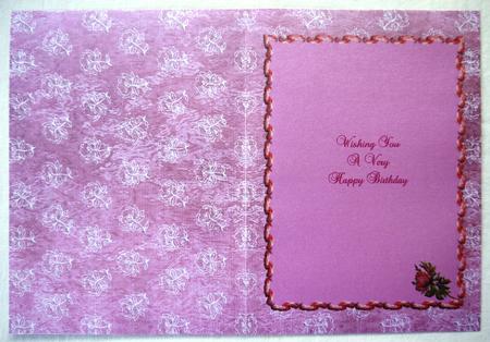Pink Rose Insert by Selina Dittmann