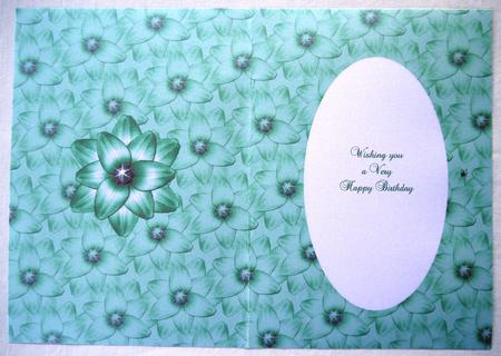 Green Lily Insert by Selina Dittmann