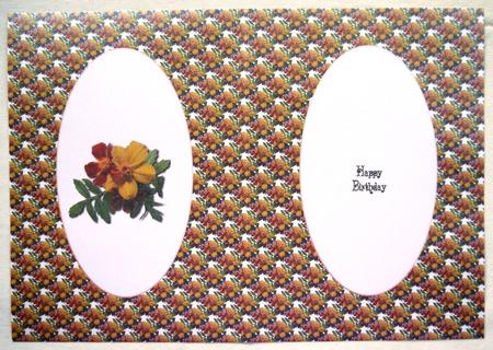 Floral Birthday Insert by Selina Dittmann