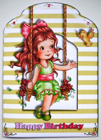 Swing Time Scalloped Top Quick Card by Selina Dittmann