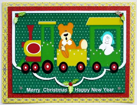 Christmas Train Kids by Selina Dittmann