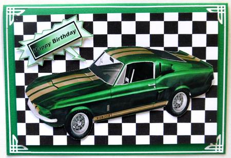 Green Sports Car by Selina Dittmann
