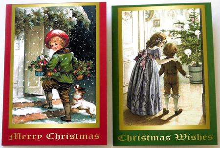 Vintage Christmas Notelets 29 by Selina Dittmann