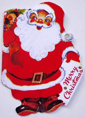 Santa Shaped Card by Selina Dittmann