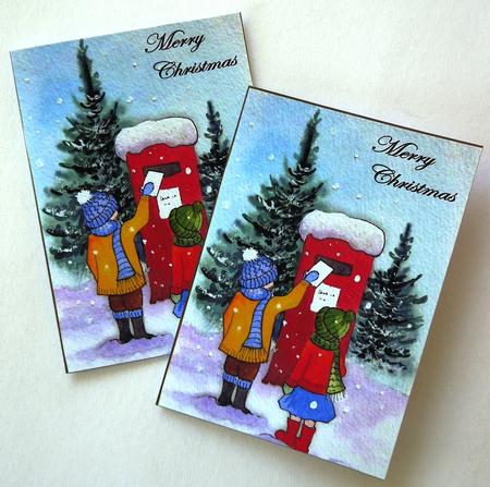 Print Cut and Fold Postbox Kids by Selina Dittmann