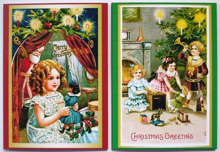 Vintage Christmas Notelets 11 by Selina Dittmann