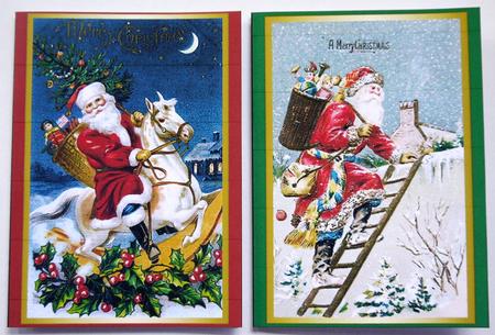 Vintage Christmas Notelets 17 by Selina Dittmann