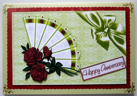 Lace and Roses Fan by Selina Dittmann
