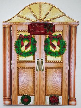 Christmas Door Shaped Quick Card by Selina Dittmann