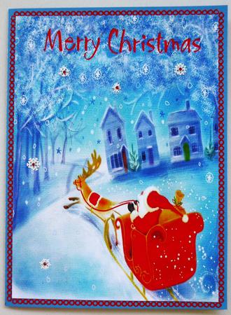 Santa is on His Way,a4 Topper by Selina Dittmann